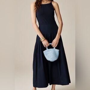 J.Crew Pintuck mixy dress NWOT Size L